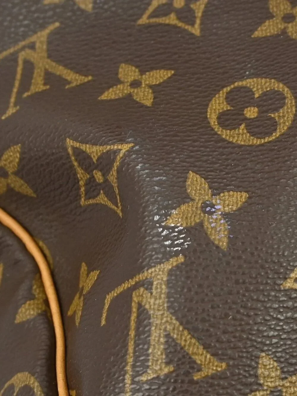 Best02 LOUIS VUITTON KEEPALL 45 DUFFLE HANDBAG MONOGRAM